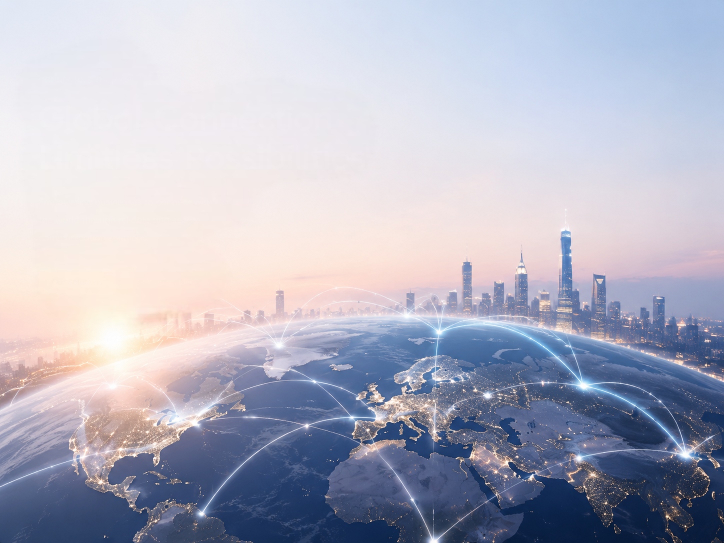 Seasyinfo Global SMS Service - Banner showing worldwide communication network